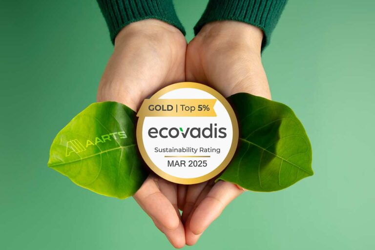 Aarts Ecovadis gold rating 2025 Aarts Packaging achieves EcoVadis Gold Rating 2025 for responsible business practices