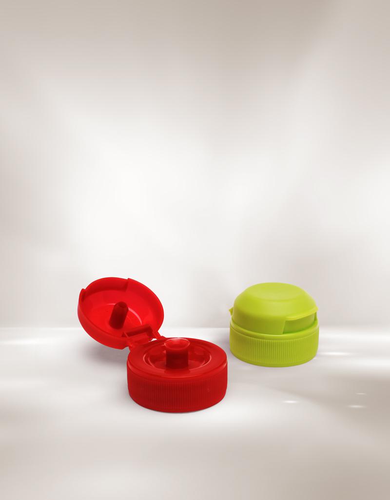 Flip top caps