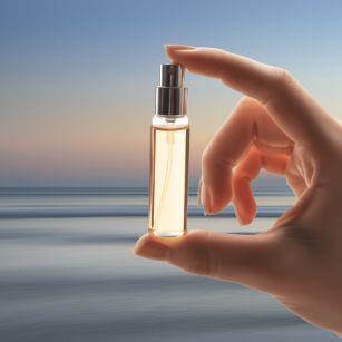 Travel fragrance pump